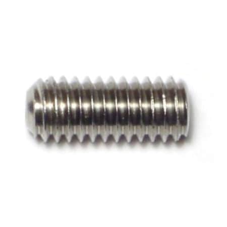 Midwest Fastener 5/16"-18 x 3/4" 18-8 Stainless Steel Coarse Thread Hex Socket Headless Set Screws 6PK 75023